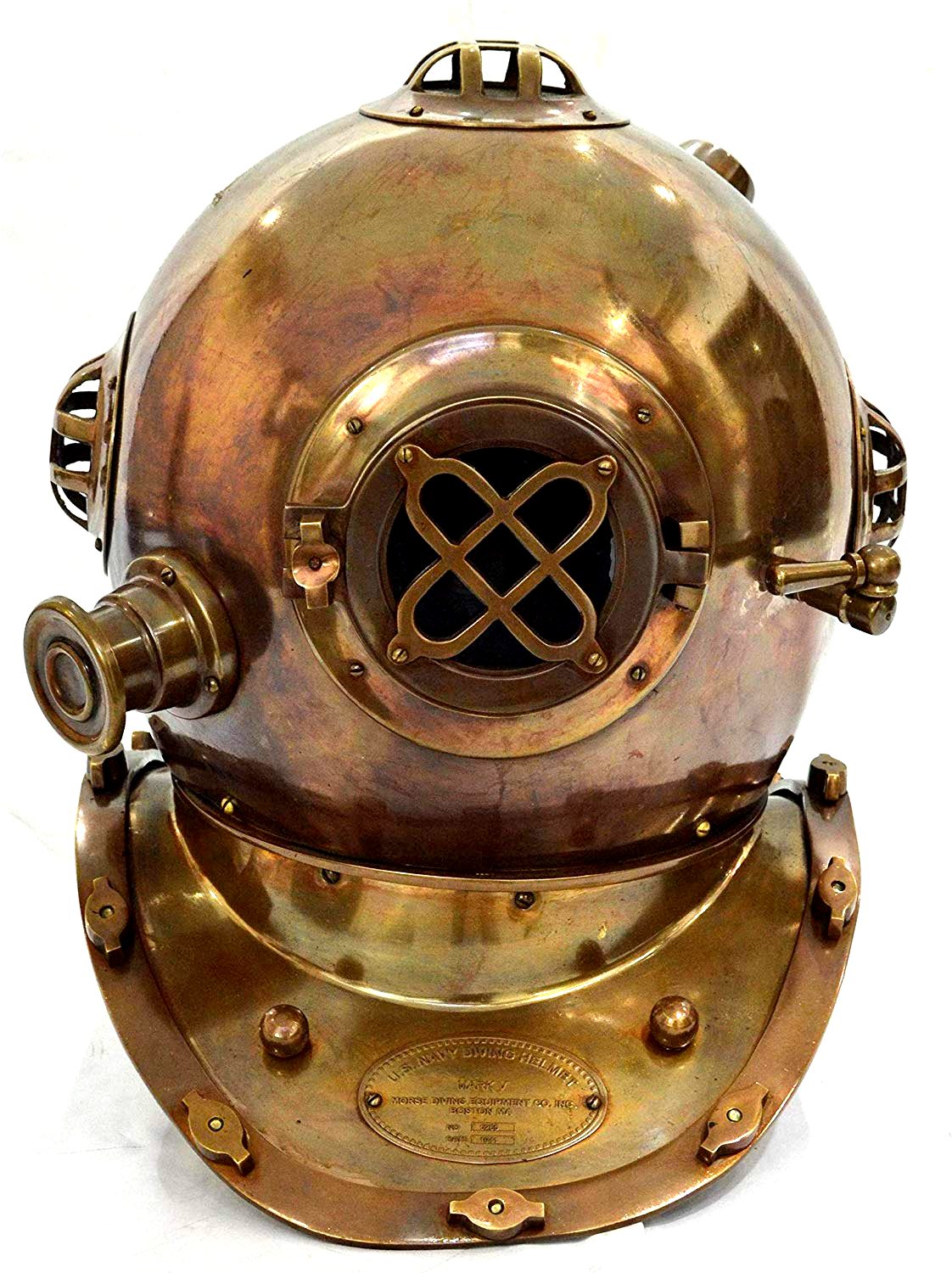 U.S Mark IV Antique DIVING DIVERS Helmet Full Size 18 Inch Scuba Deep ...